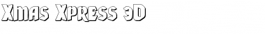 Xmas Xpress 3D Regular Font