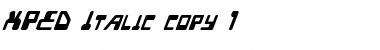 Download XPED Italic Font Download XPED Italic Font