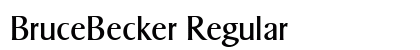 BruceBecker Regular preview