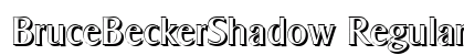 BruceBeckerShadow Regular preview