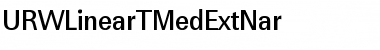 URWLinearTMedExtNar Font