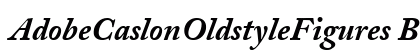 AdobeCaslonOldstyleFigures BoldItalic preview