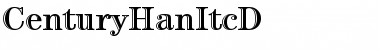 CenturyHanItcD Regular Font