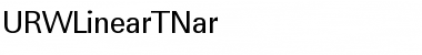 URWLinearTNar Font