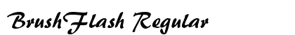 BrushFlash Regular preview