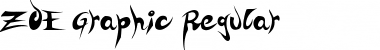 ZOE Graphic Regular Font