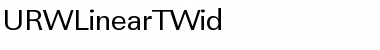 URWLinearTWid Font