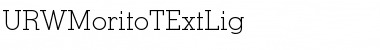 Download URWMoritoTExtLig Font Download URWMoritoTExtLig Font
