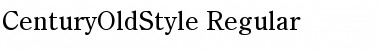 CenturyOldStyle Font