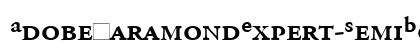 AdobeGaramondExpert-SemiBold Semi Bold preview