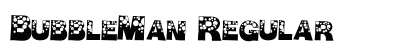 BubbleMan Regular preview