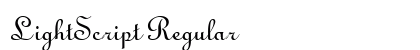 LightScript Regular preview