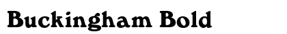 Buckingham Bold preview
