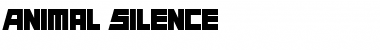 Animal Silence Regular Font