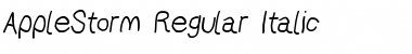 AppleStorm Font