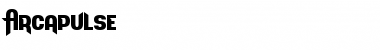 Arcapulse Font