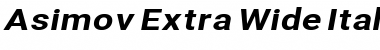 Asimov XWidIt Font Asimov XWidIt Font