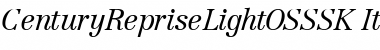 CenturyRepriseLightOSSSK Italic Font