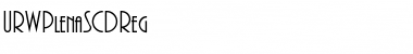 Download URWPlenaSCDReg Font Download URWPlenaSCDReg Font