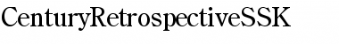 CenturyRetrospectiveSSK Font