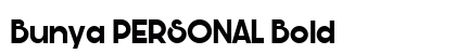 Bunya PERSONAL Bold preview