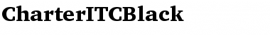 CharterITCBlack Font