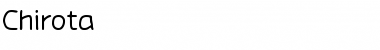 Chirota Font