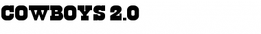 Cowboys 2.0 Font
