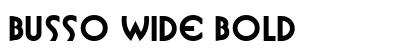 Busso Wide Bold preview