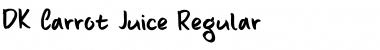 DK Carrot Juice Font