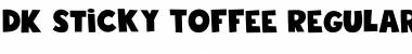 DK Sticky Toffee Font