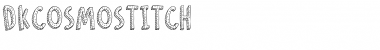 DK Cosmo Stitch Font