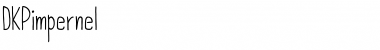 DK Pimpernel Font
