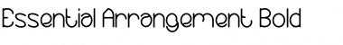 Essential Arrangement Font