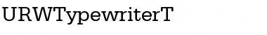 URWTypewriterT Font