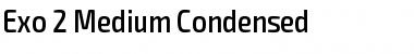 Exo 2 Medium Condensed Font