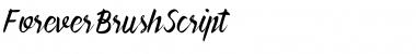 Download Forever Brush Script Font