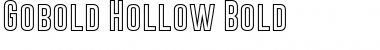 Gobold Hollow Bold Regular Font