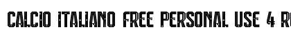 Calcio Italiano Free Personal Use 4 Regular preview