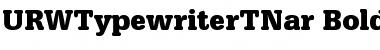 URWTypewriterTNar Font