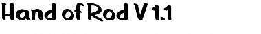Hand of Rod V 1.1 Regular Font