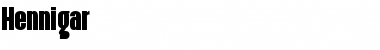 Download Hennigar Font Download Hennigar Font