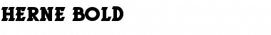 Herne Bold Font Herne Bold Font