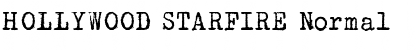 Download HOLLYWOOD STARFIRE Font