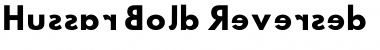 Hussar BdReversed Font
