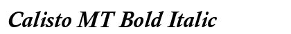 Calisto MT Bold Italic Preview