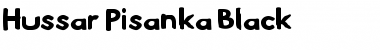 Hussar Pisanka Blk Font