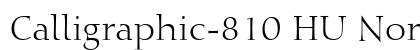 Calligraphic-810 HU Normal preview