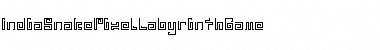 Download India Snake Pixel Labyrinth Game Font
