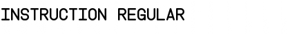 Instruction Regular Font